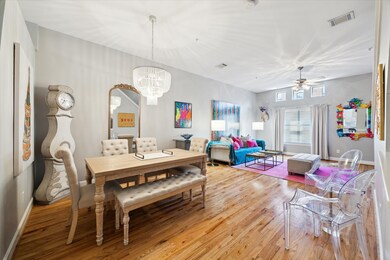 The second floor flows seamlessly featuring a gour