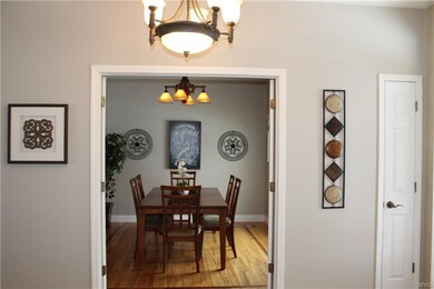Formal Dining Room with beautiful hardwood floorin