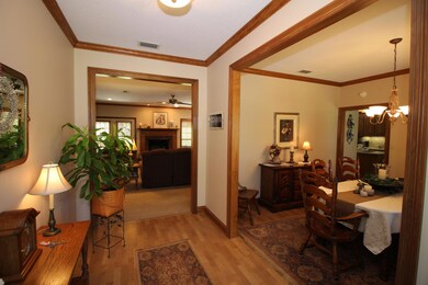 Foyer and formal dining room