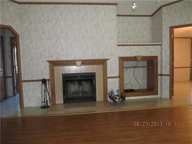Living Room. Wood burning Fireplace