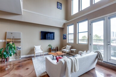 Large windows that flood the living room with natu