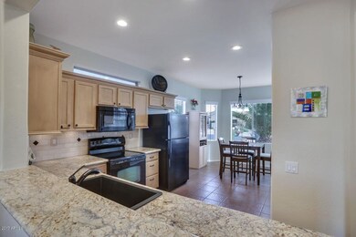 Kitchen with Granite