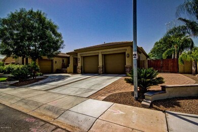 extra-large corner lot with RV gate.