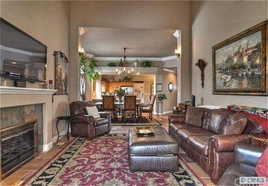Cozy Stone Tile Fireplace