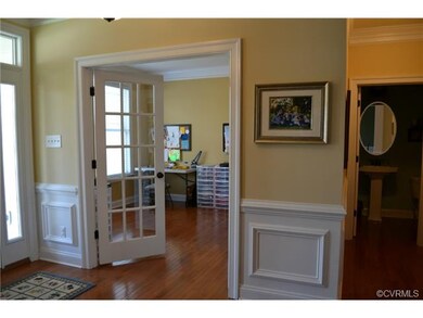 Formal Living Room/Office/Study with french doors,