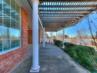 View of patio featuring a pergola