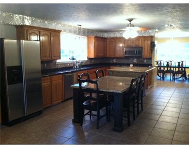 Kitchen. Very large kitchen with granite-top islan