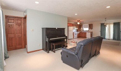 Living room into dinning room