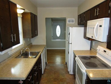 offers newer counter tops. Appliances included.
