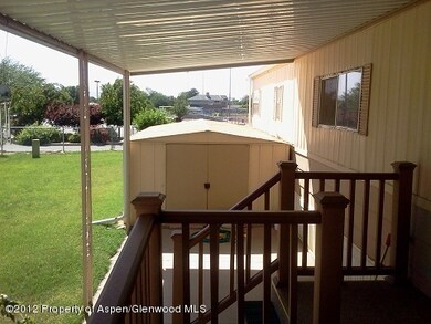 View of storage shed