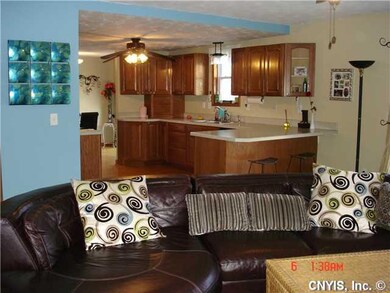 Kitchen. Kitchen is open to spacious Family Room.