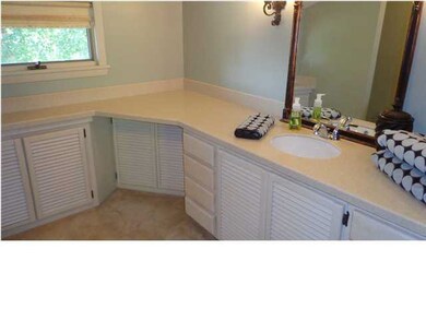 Updated bathroom counter tops and new sink and fau