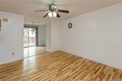 Living room facing dining room