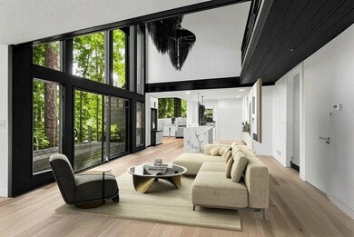 The sun drenched open concept main level is ideal 