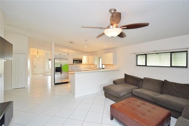 You can see how big the family room is with that h