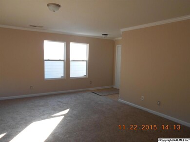 Fresh paint and carpet