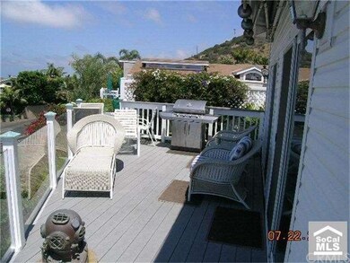 Deck faces ocean