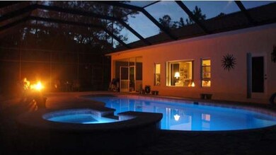 Lanai at night