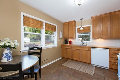 Modern, eat-in Kitchen with windows on 2 sides