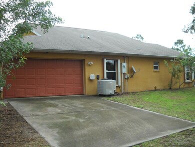 Side entry two car garage view