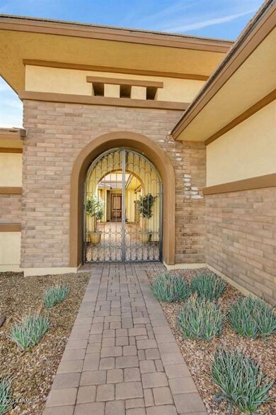 Wrought Iron Gate to Enter Courtyard