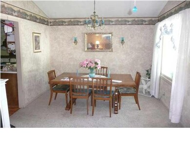 Formal dining area.