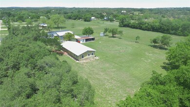 Aerial view of sparsely populated area
