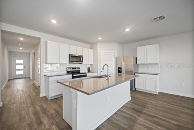 Kitchen with view to the front door