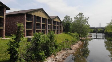 Creekfront Buildings