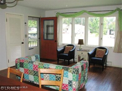 Living room, new wood flooring