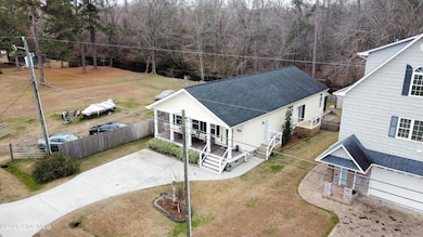 Aerial front of home