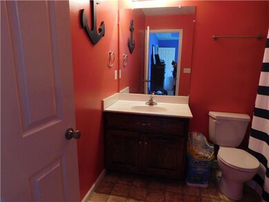 Master bath with shower tub combo