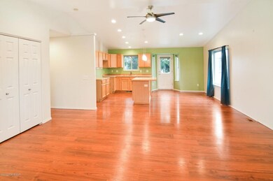 Upstairs Living/Dining/Kitchen