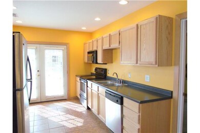 Kitchen. Kitchen with French doors