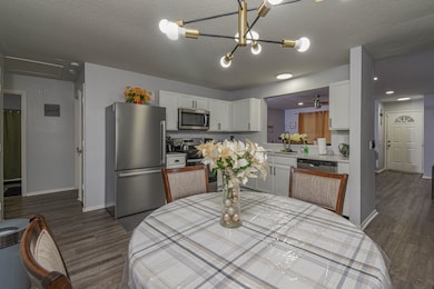 Newly renovated kitchen with stainless steel appli