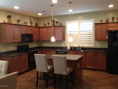 kitchen with granite counters