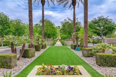 Fountains community with tree lined streets.