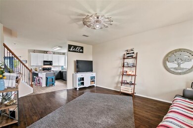 Living Room downstairs at 2400 Bray Village Dr, Denton