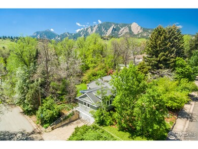 Just under the Flatirons.