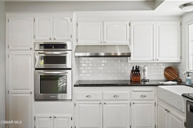 Stylish subway tile backsplash
