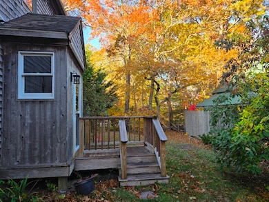 Front door on right hand side of the house