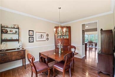 Formal dining room will fit all of your furnishing