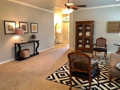 An open Living Room and soothing paint colors crea
