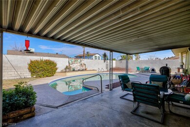 Good sized covered patio.