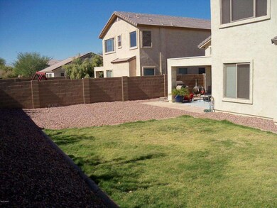 Spacious back  yard