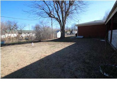 Fenced back yard