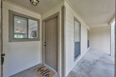 Your private entrance. Across from the front door