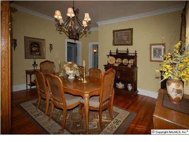 A large formal dining room is ideal for family gatherings and entertaining.