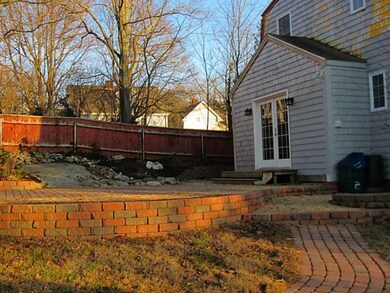Exterior Back. Large patio