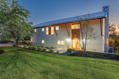 Landscaped walkway to the front entrance